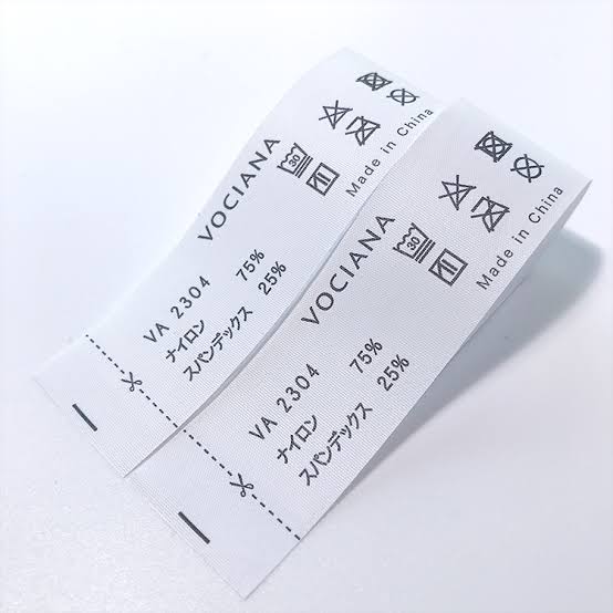 Printed Satin Labels 2